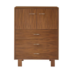 Nelson Basic Cabinet Series - Console 2 Doors, 3 Drawers Walnut - view 1
