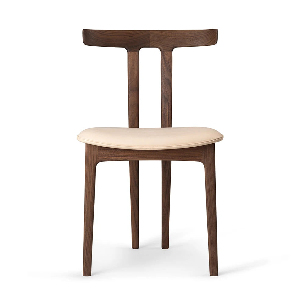 OW58 Walnut Oil Beige Rose C Dining Chair - view 1