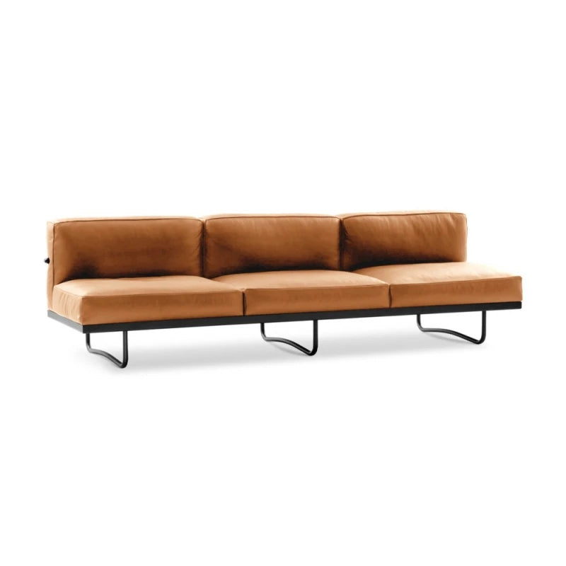 LC5 3-Seater Grade Y Tobacco Goose Foam - view 1