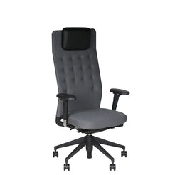 ID Trim L 3D Plano Sierra Grey Nero Basic Dark Full Option Office Chair - view 1