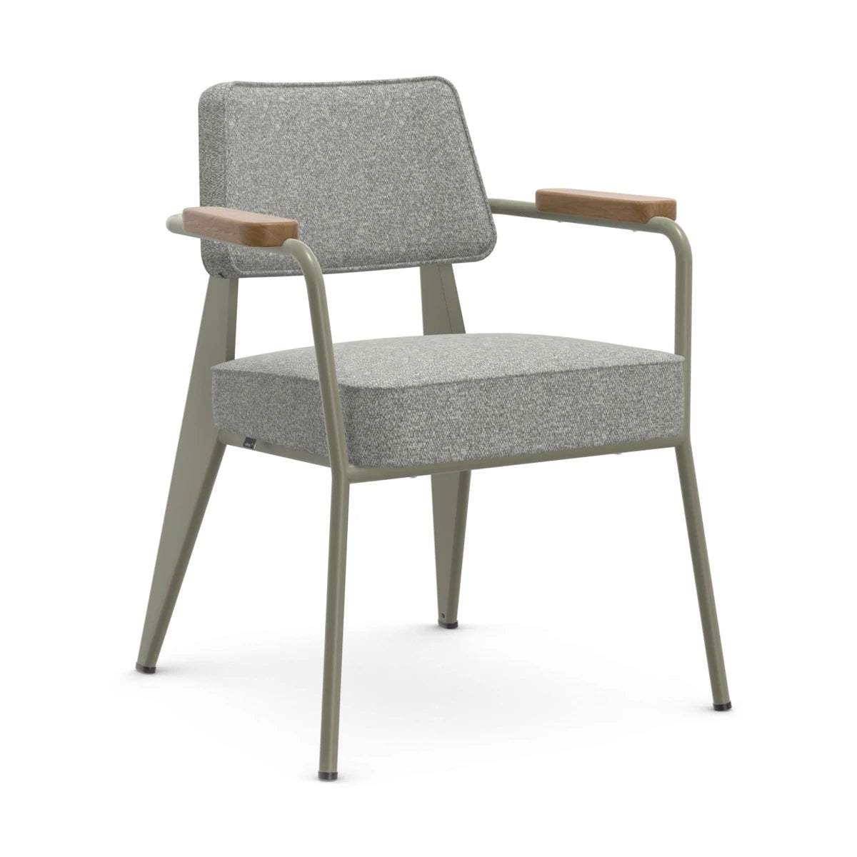 Fauteuil Direction Cream Sierra Grey Nubia Prouve Gris Vermeer - view 1