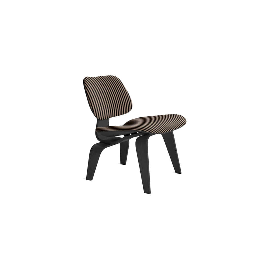 Eames Molded Plywood Lounge Chair, Wood Base (toostripe/ebony) - view 1