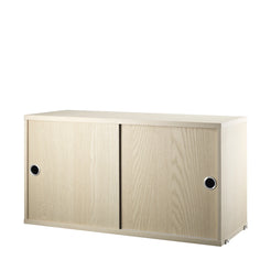 Cabinet with Sliding Doors Ash - view 1