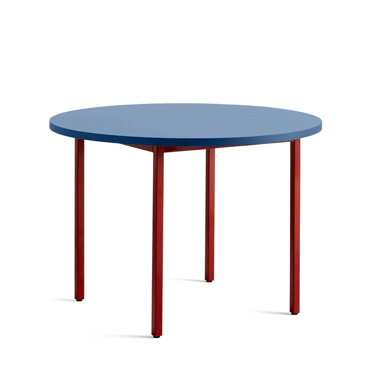 Two Colour Table Ø105 Blue-Maroon Red - view 1