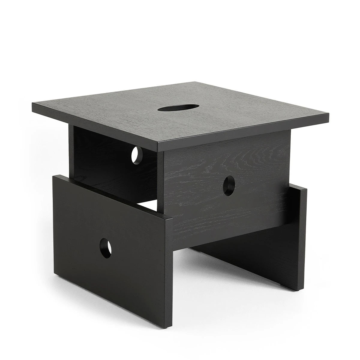 Wood Box Coffee Table Black - view 1