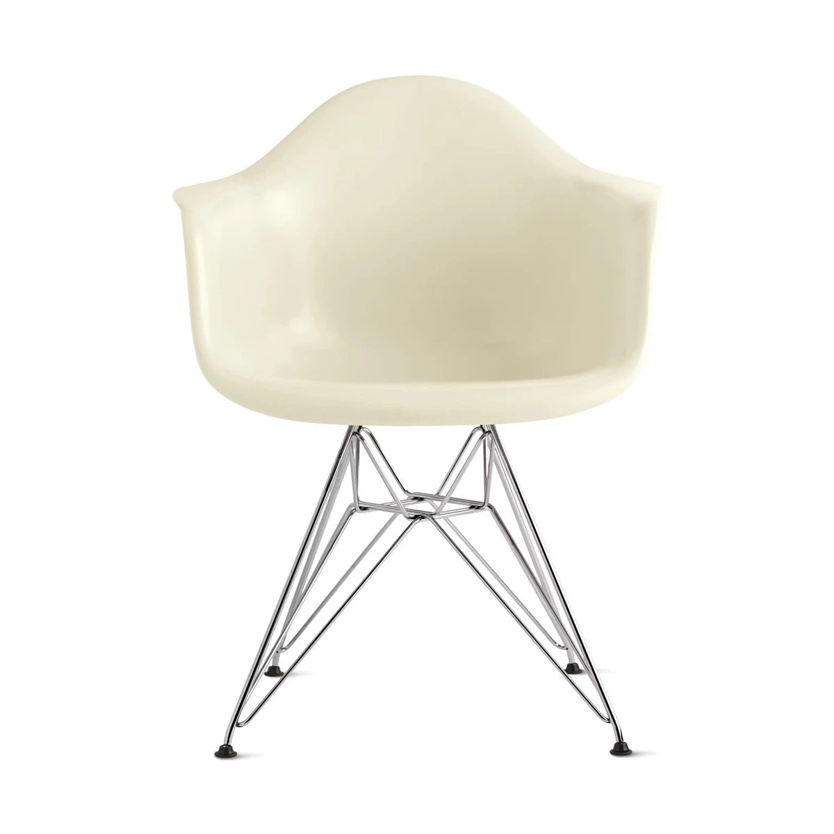 Eames Molded Fiberglass Armchair Chrome Base 7Colors - view 1