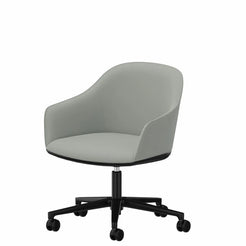 Softshell Arm Chair 5 Star Light Grey Sierra Grey Basic Dark Office Chair - view 1