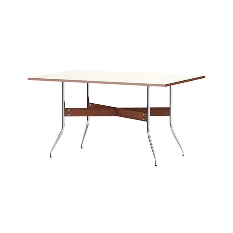 Nelson Rectangular Dining Table 137 x 91 cm - White - view 1