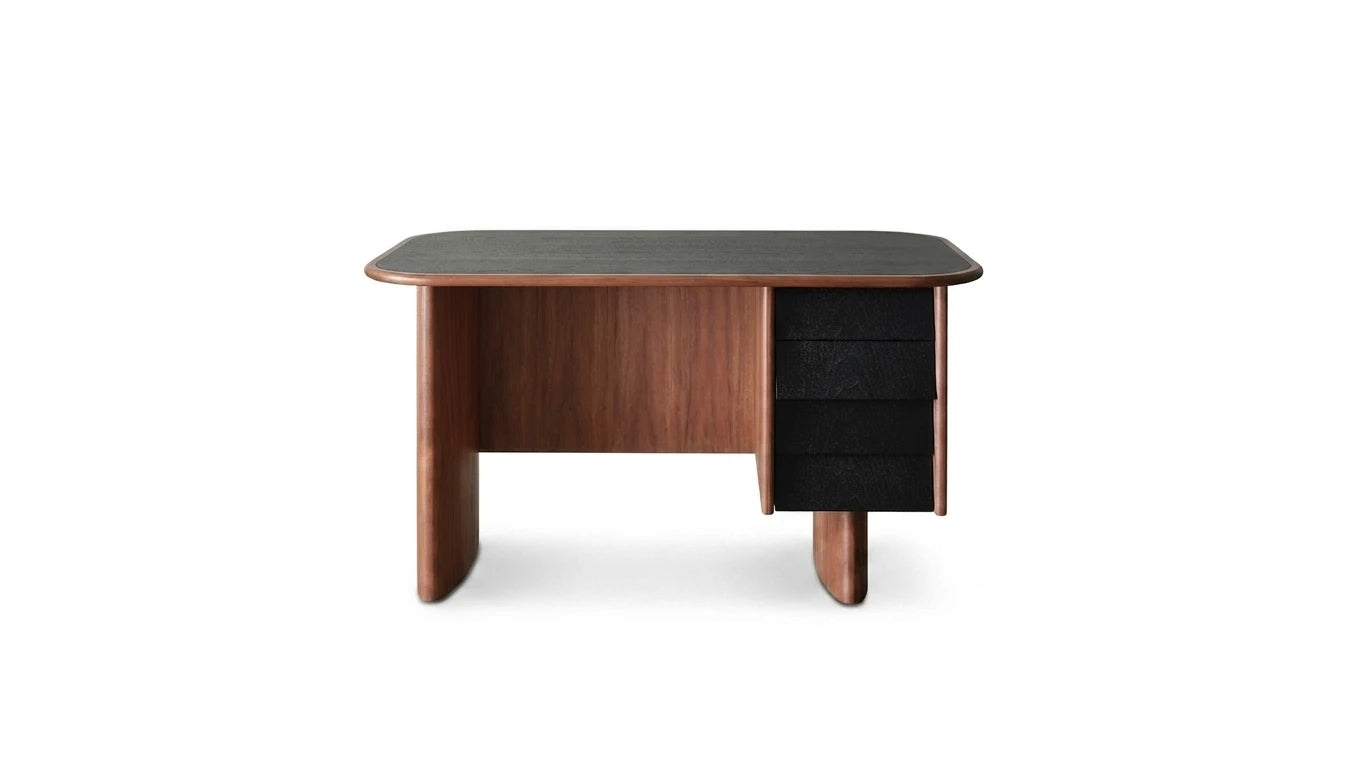Study Desk with Storage - view 1