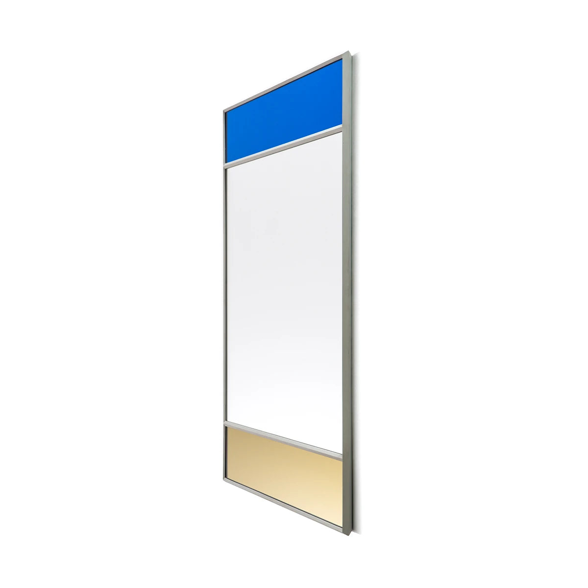 Vitrail Square Mirror 50 x 70 Light Grey - view 1