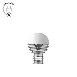 Wire Portable Lamp White - view 1