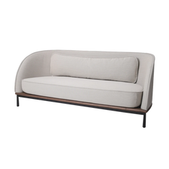 Arc Sofa 3 seater (Oak / Walnut) - view 1
