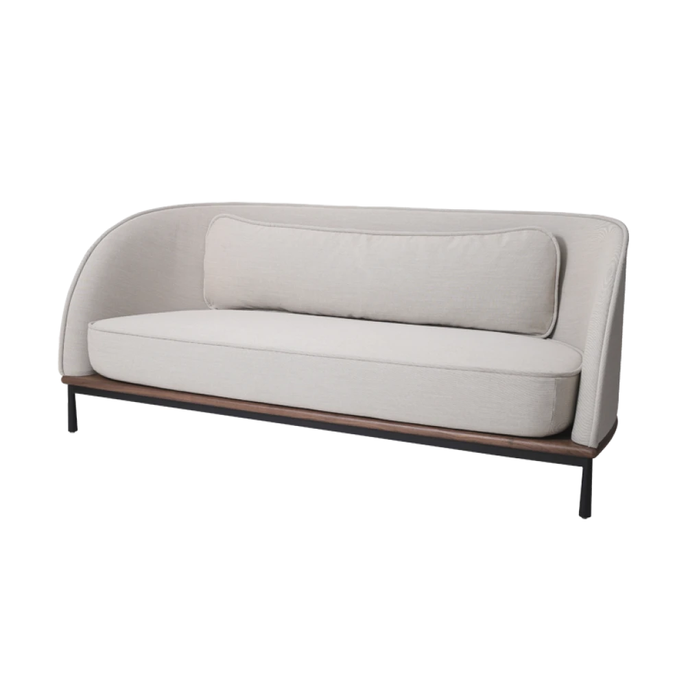 Arc Sofa 3 seater (Oak / Walnut) - view 1