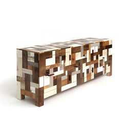 Waste Cabinet in Scrapwood - view 1