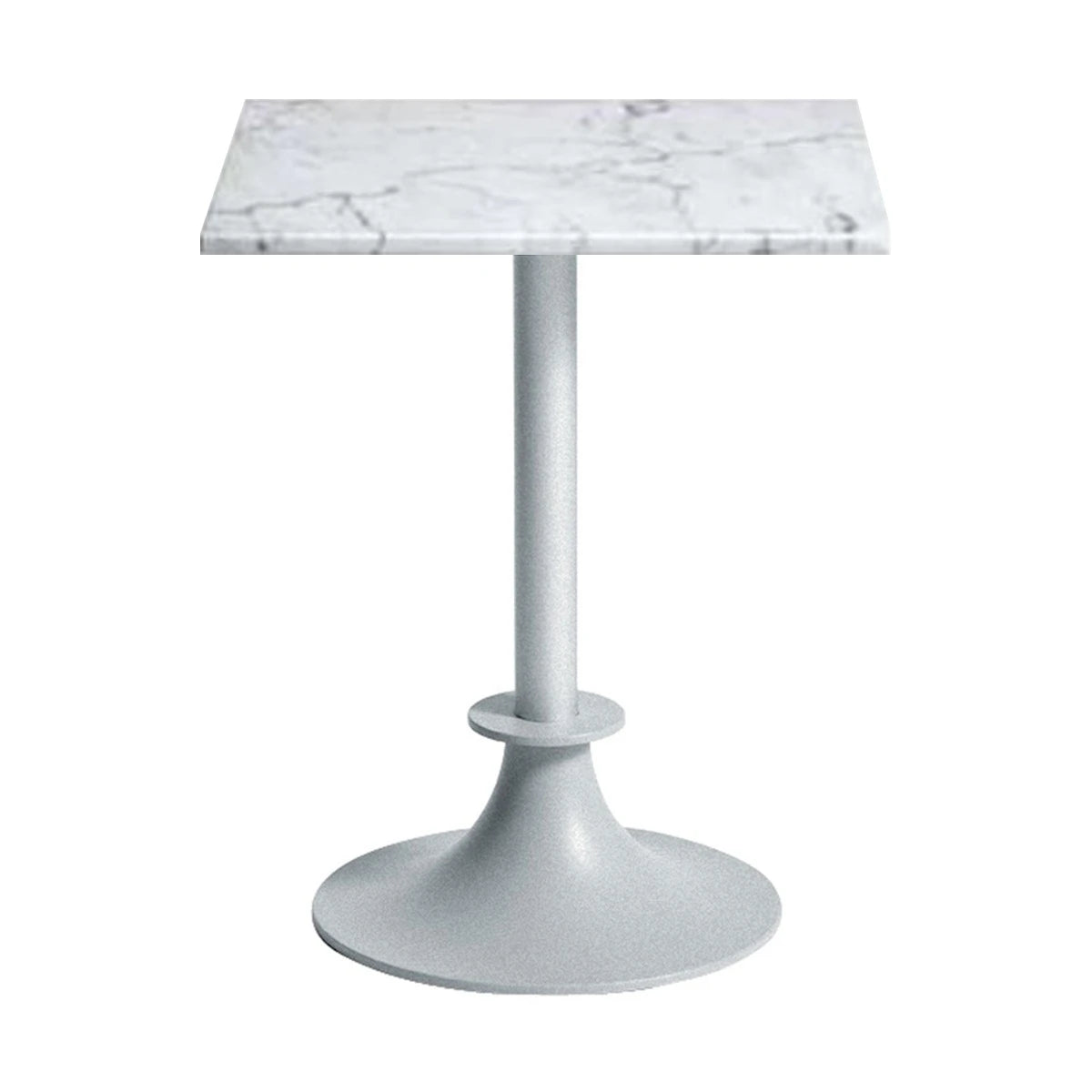 Lord Yi Table 60 x 60 White Marble - view 1