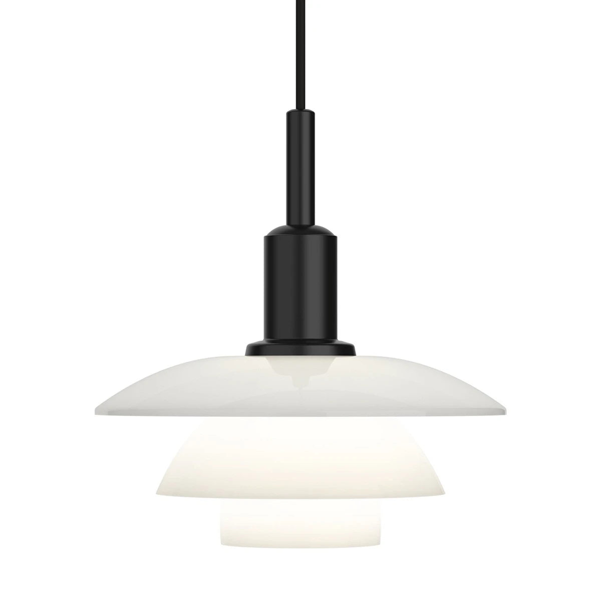 PH 3/3 Pendant Black Glass - view 1