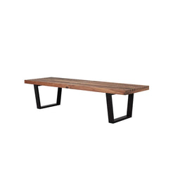 Nelson Platform Bench, Walnut (121) - view 1