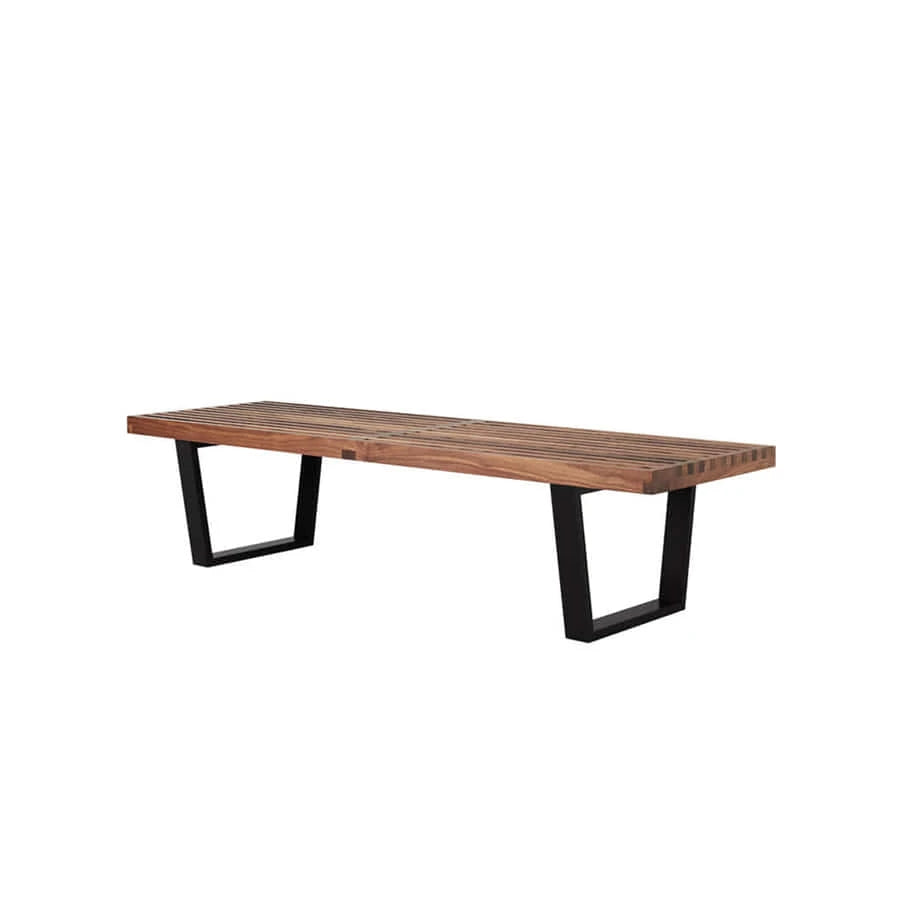 Nelson Platform Bench, Walnut (121) - view 1