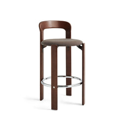 Rey Bar Stool Low Umber Brown- Uph. Steelcut Trio 376 - view 1