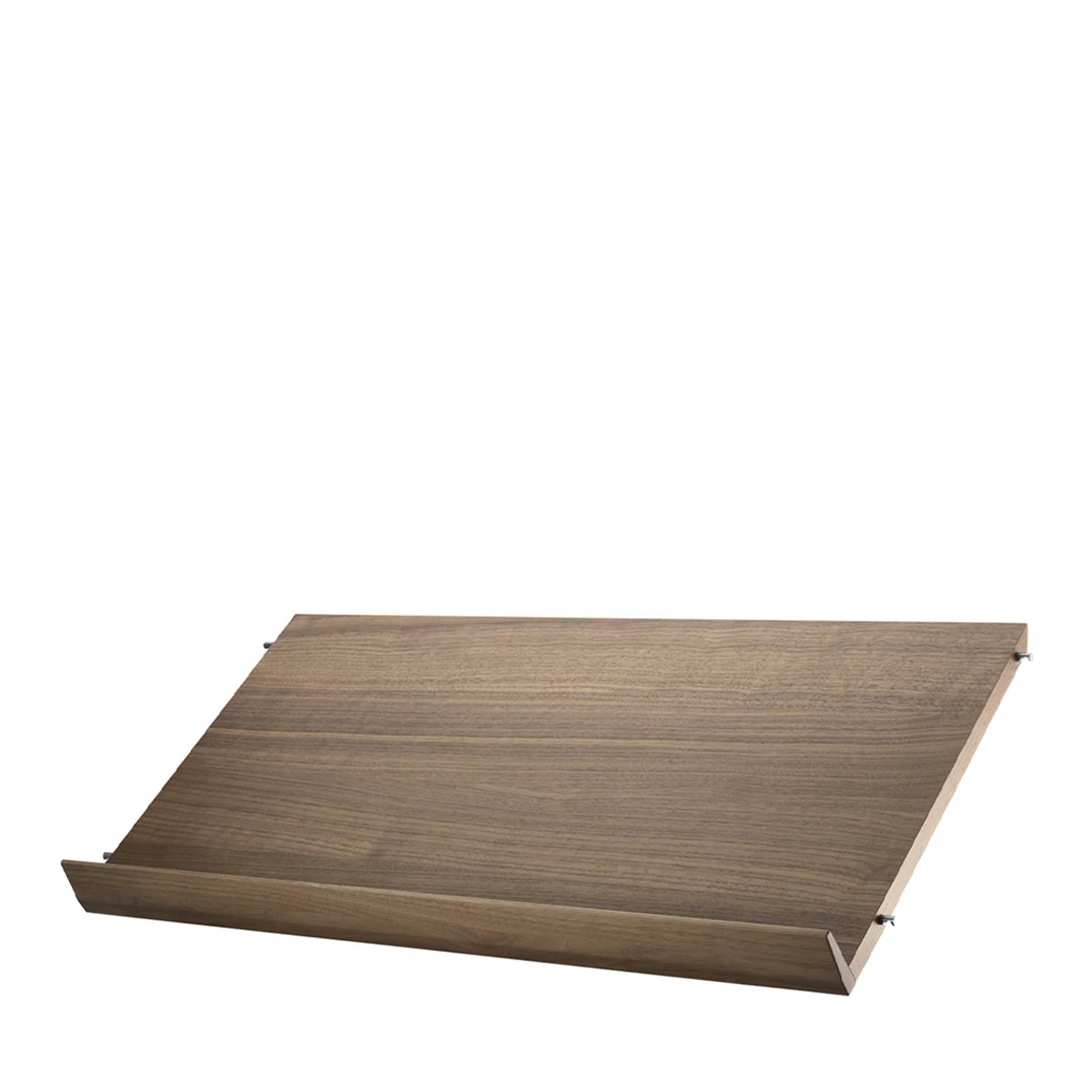 Magazine Shelf Wood Walnut - view 1