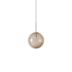 Bollicosa Lamp (Pink glass trasparente/Rose gold) - view 1
