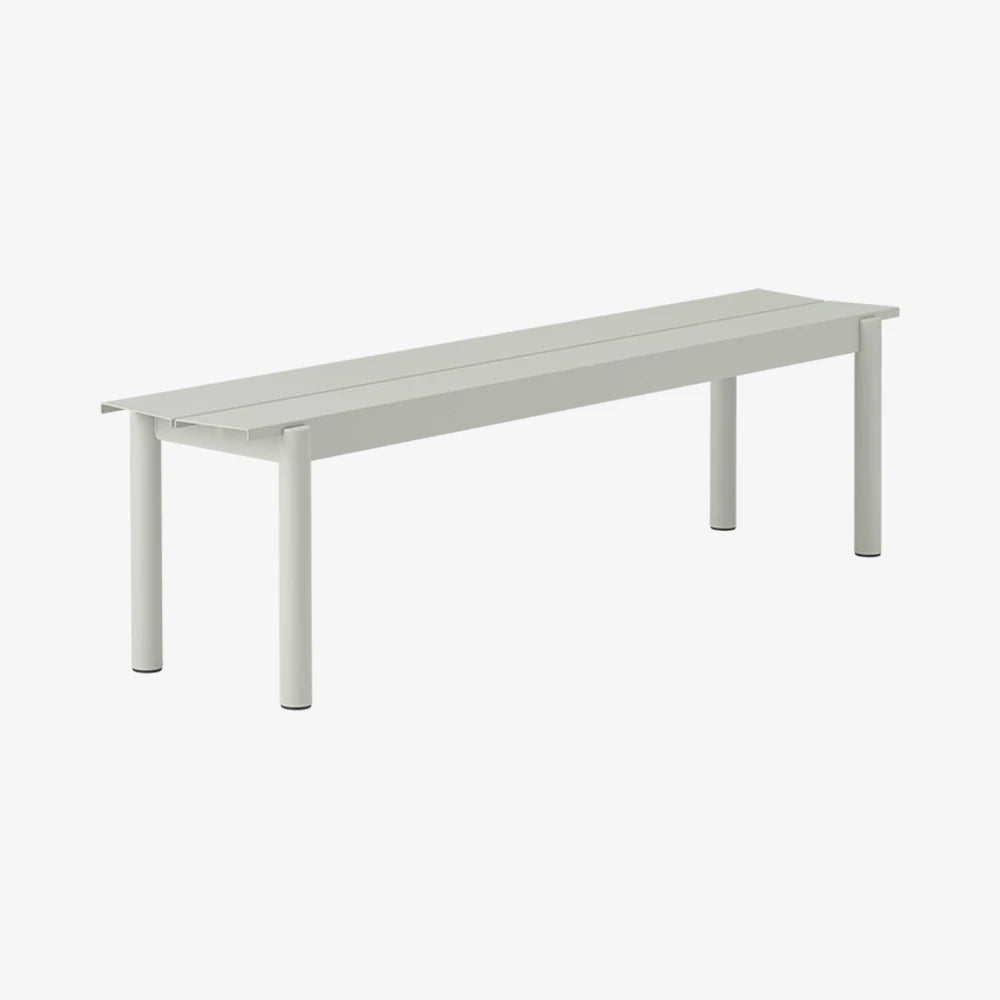 Linear Steel Bench - view 1