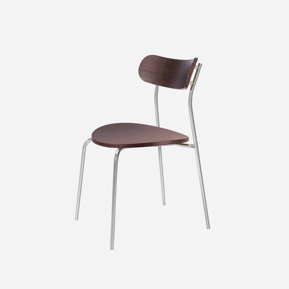 Prop Wood Chair Walnut | PW001589 - view 1
