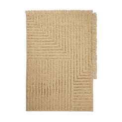 Crease Wool Rug Light Sand - view 1