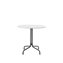 Carmel Bistro Dining Table Black/Clam White - view 1