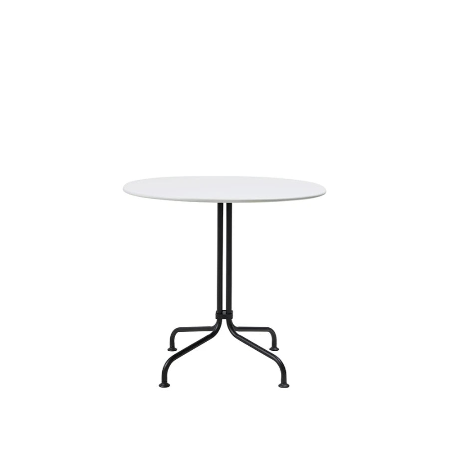 Carmel Bistro Dining Table Black/Clam White - view 1