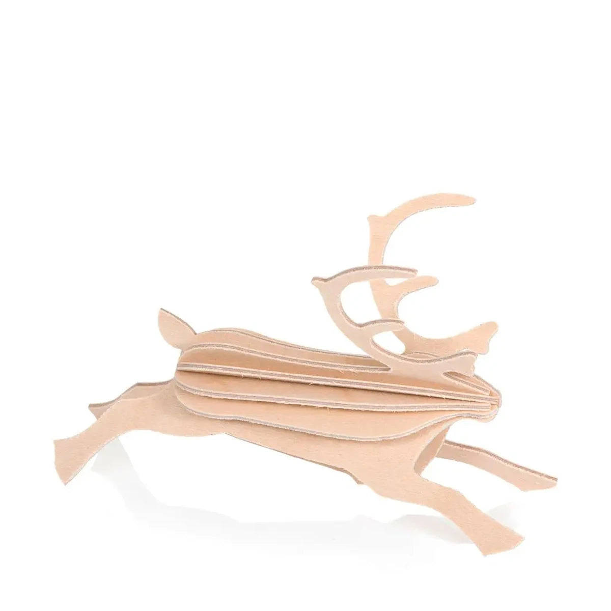 Reindeer 12 CM Natural Wood - view 1