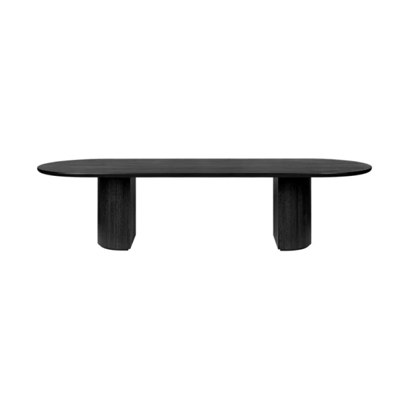 Moon Dining Elliptical Table 298 x 101 - Black - view 1