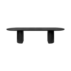 Moon Dining Elliptical Table 298 x 101 - Black - view 1