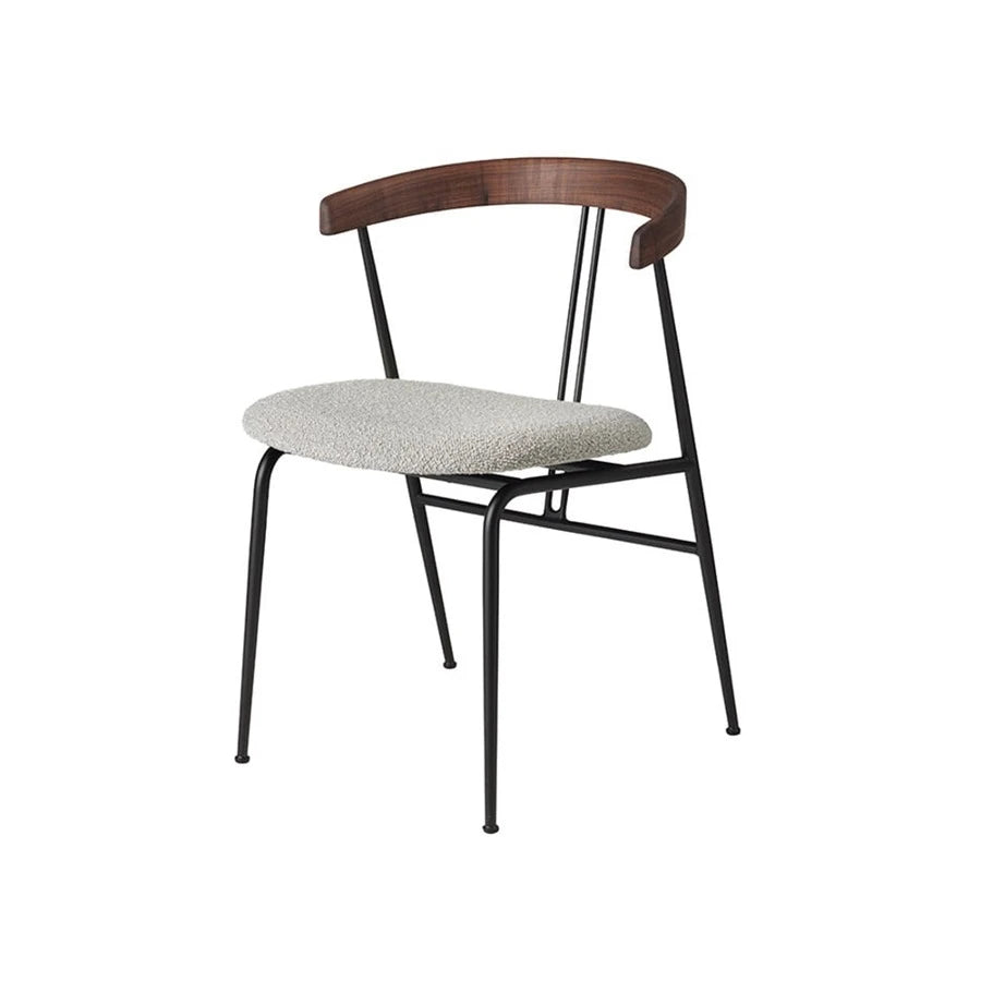 Violin Dining Chair Walnut/Karakorum004 - view 1