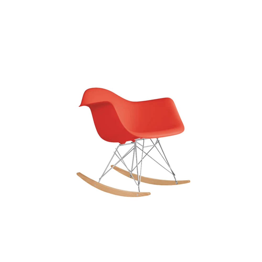 Eames Molded Plastic Armchair, Rocker Base - view 1