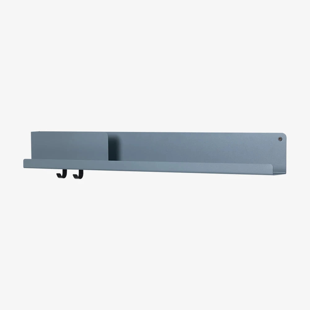 FOLDED SHELVES 96 x 13 BLUE GREY - view 1