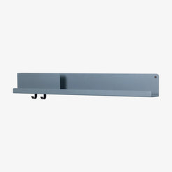 FOLDED SHELVES 96 x 13 BLUE GREY - view 1