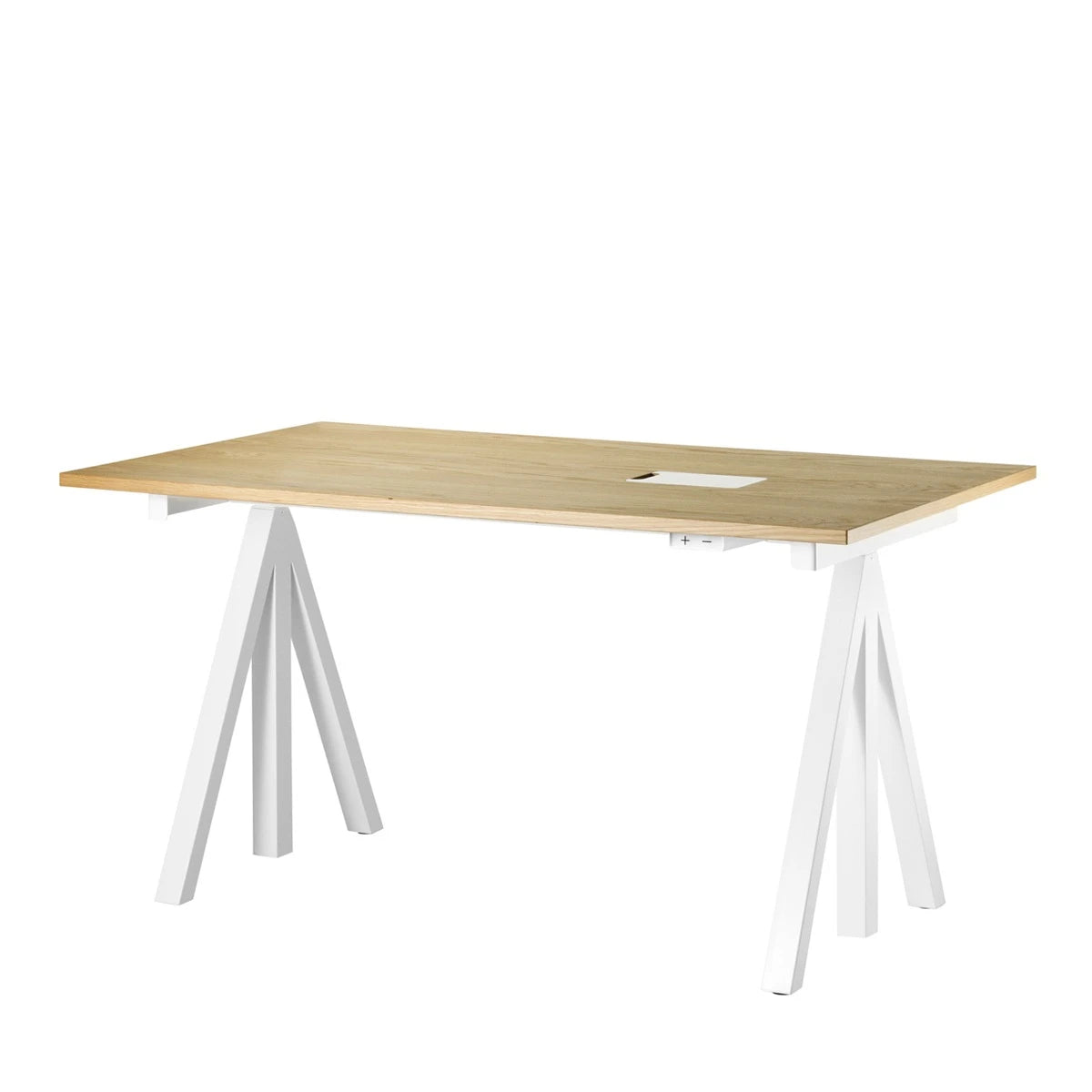 Works Height Adjustable Table Oak - view 1