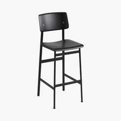 LOFT BAR STOOL 75 cm BLACK - view 1