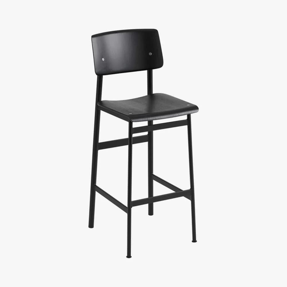 LOFT BAR STOOL 75 cm BLACK - view 1