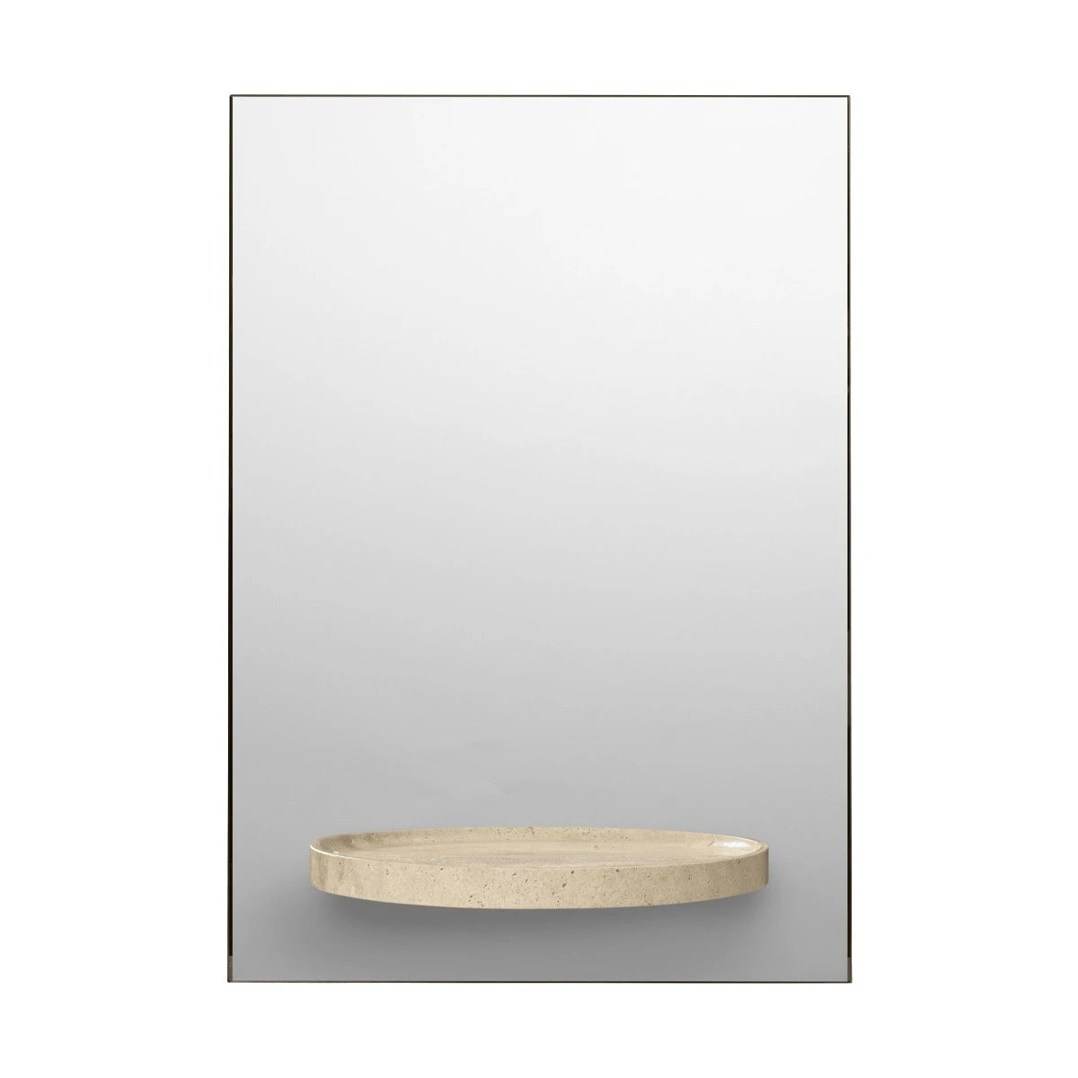 Symmetry Mirror - Travertine - view 1