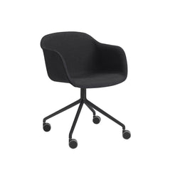 Fiber Armchair Castors Black/Remix183 - view 1