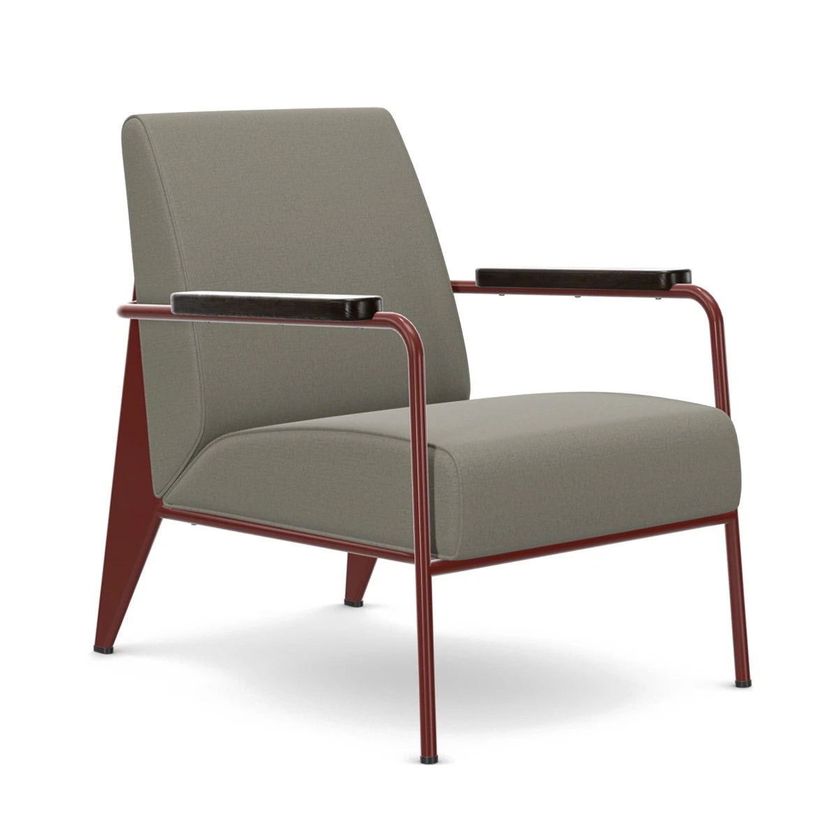 Fauteuil De Salon Hola-Truffle Japanese Red Dark Oak Arm - view 1