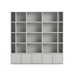 Stacked Storage Bookcase Grey - view 1