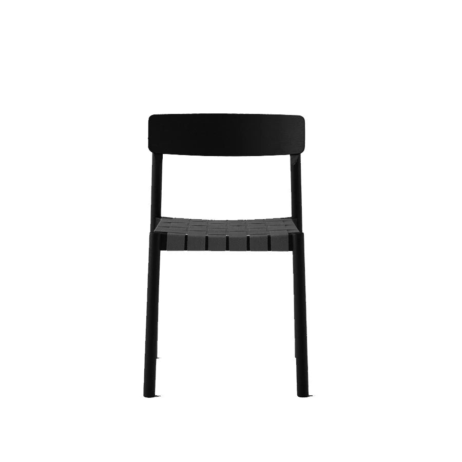 Betty Chair TK1 Black w.black linen - view 1