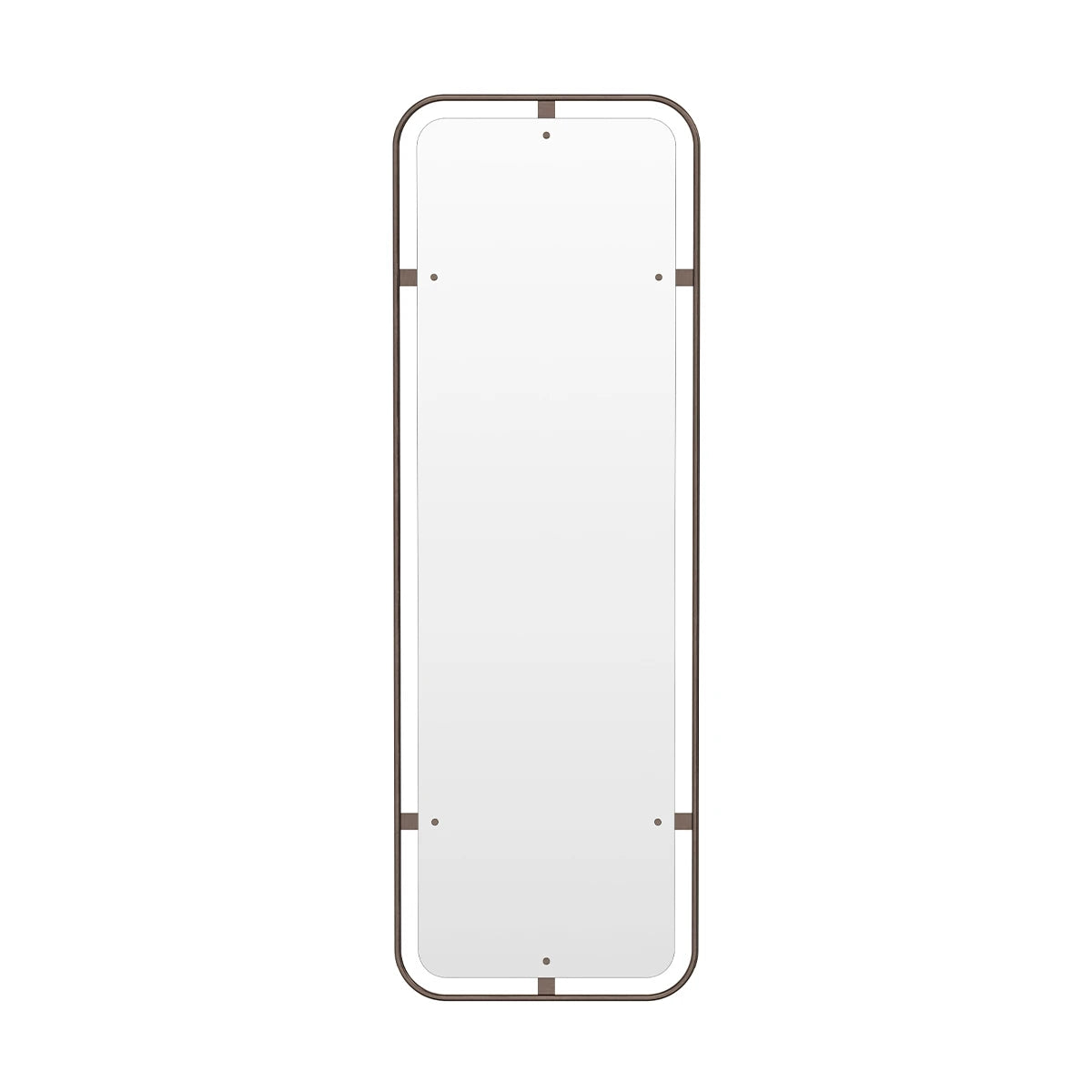 Nimbus Mirror Rectangular Bronzed Brass - view 1