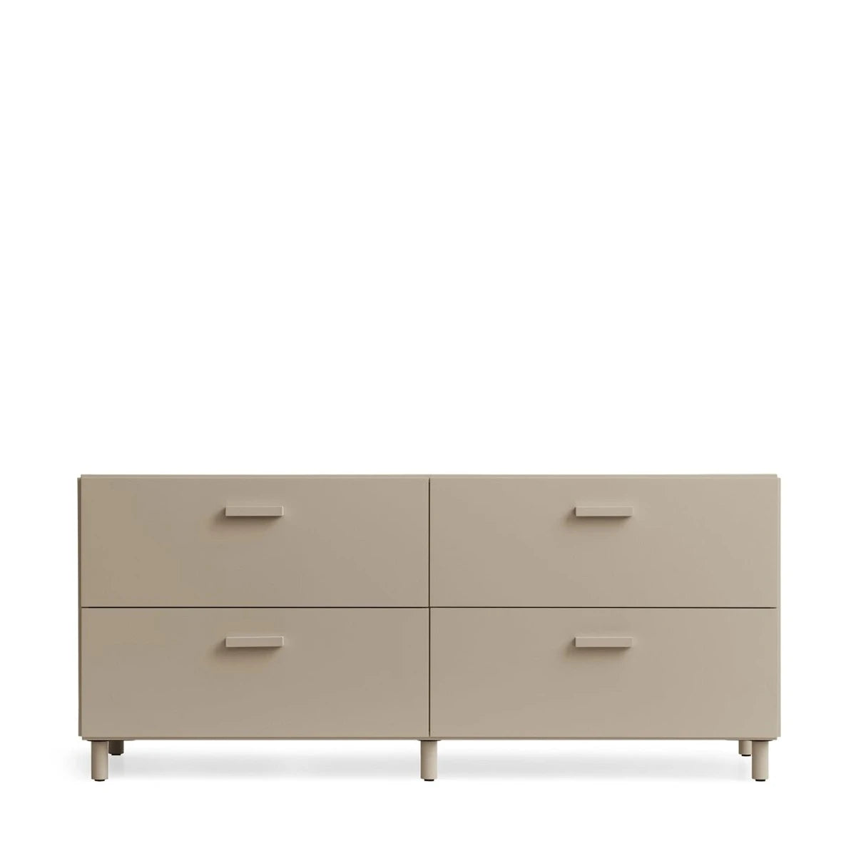 Relief Chest of Drawers Low Beige - Leg - view 1