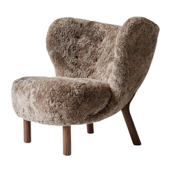 Little Petra Lounge Chair VB1 Sheepskin or Sahara-Walnut - view 1