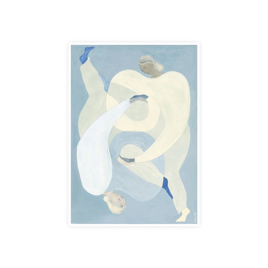 The Poster Club Sofia Lind Hold You - Blue 500 x 700 - view 1