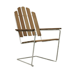 Sunlounger A3 Untreated Teak - view 1
